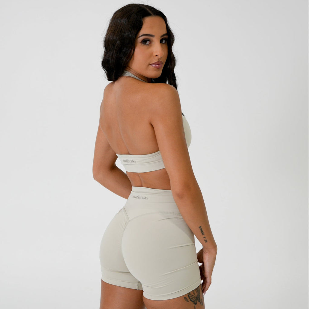 Bare essential invisible scrunch shorts
